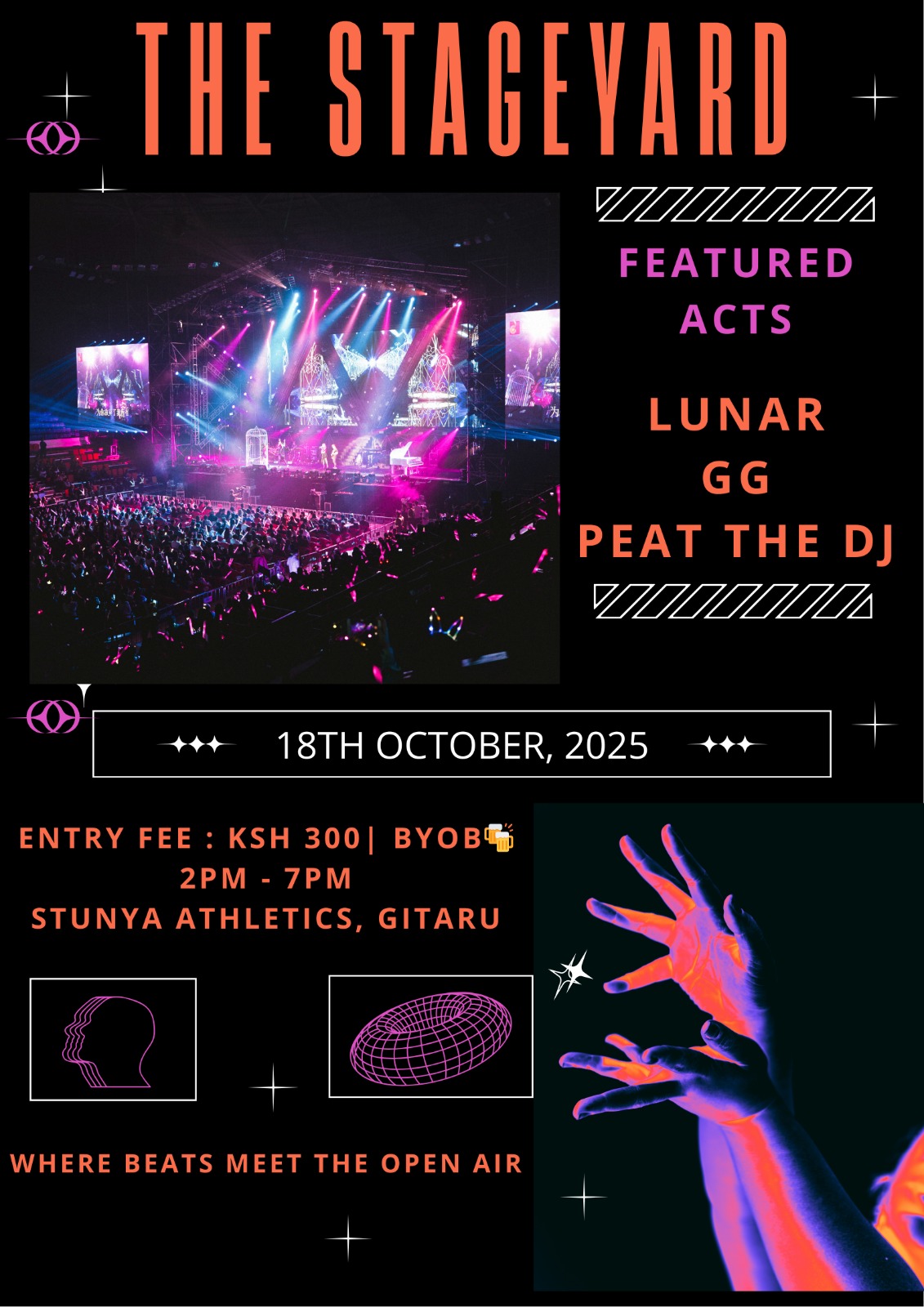 The Stageyard Event Poster